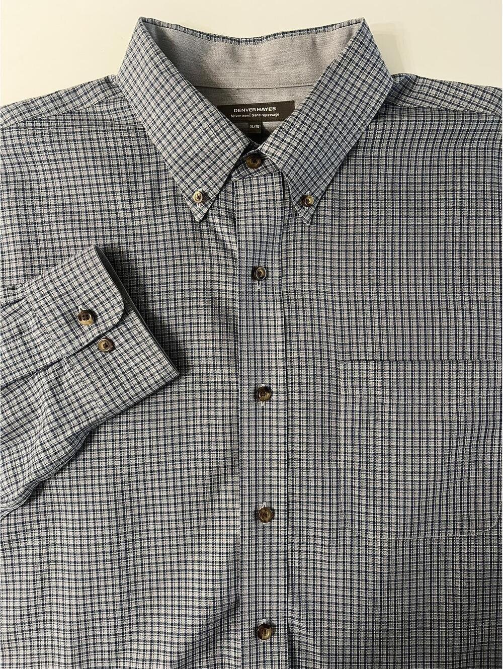 Denver Hayes Long Sleeve Button-Down Shirt Men's Size XL